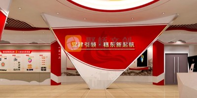 非公企業(yè)數(shù)字黨建展廳入口設計：打造紅色文化新地標